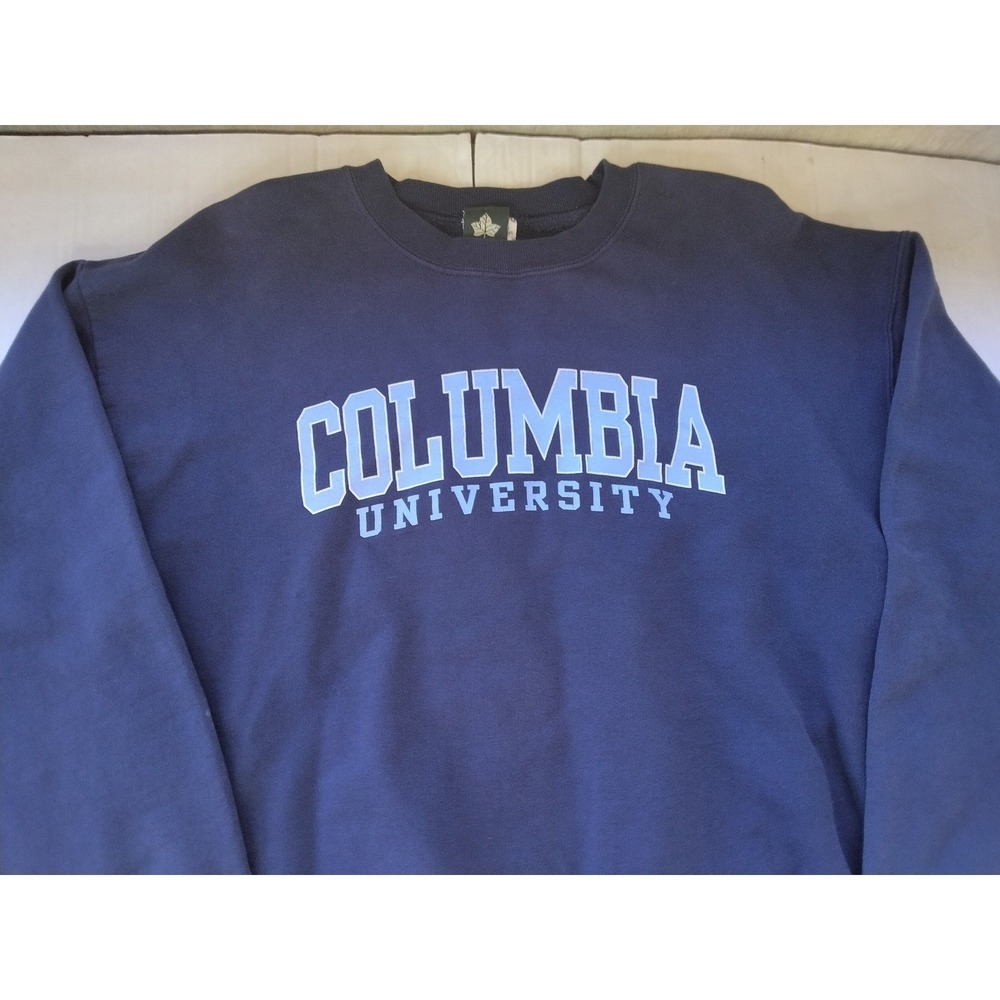 Ivysport Columbia University Sweatshirt Hanes Ultimate Cotton Navy Blue Medium - Picture 6 of 9